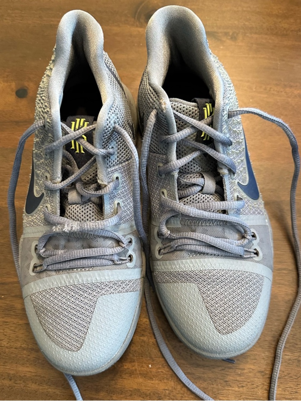 Youth 5Y Boys Sizing Kyrie Irving Nike Basketball Shoes - Cool Grey - Picture 2 of 11